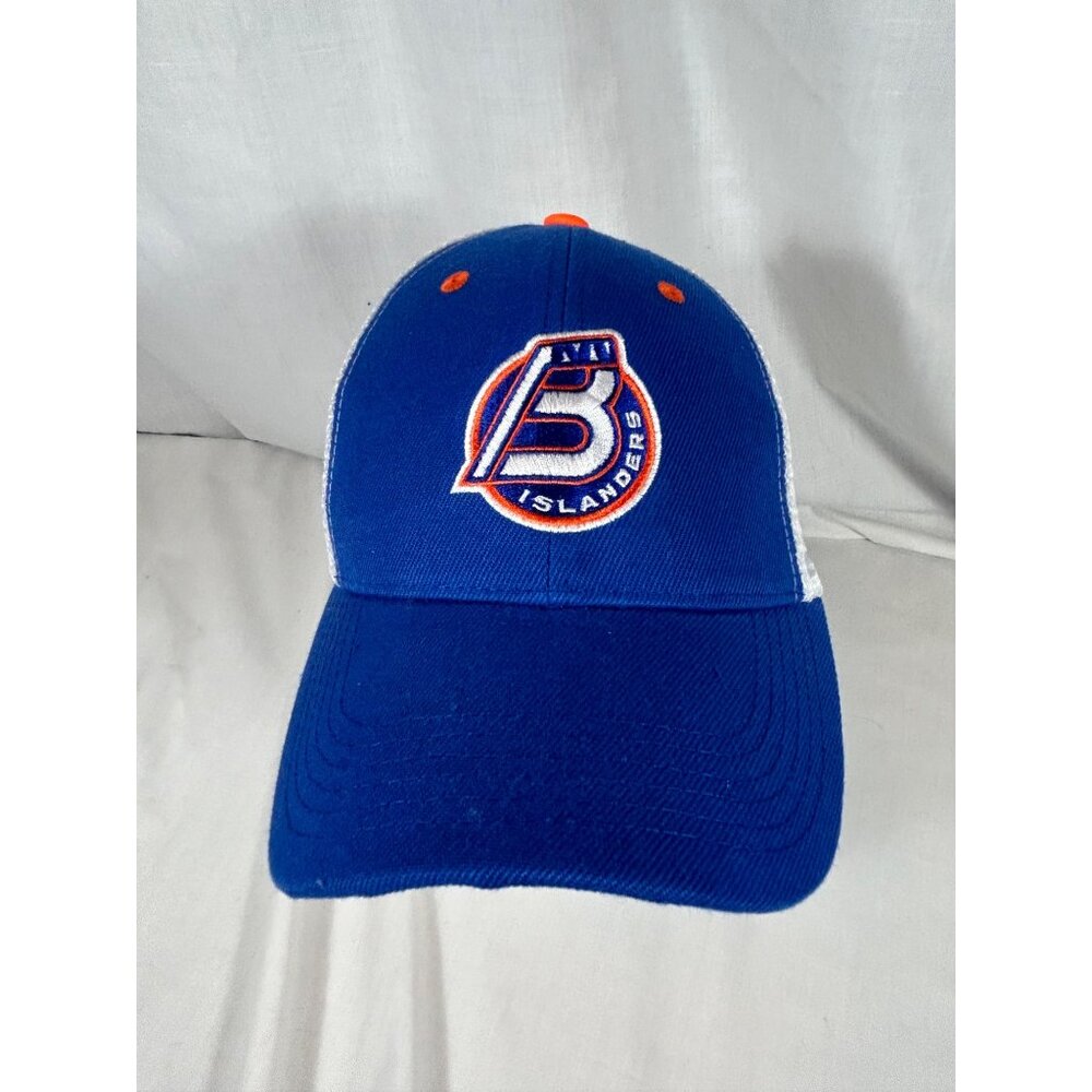 Bridgeport AHL LI Islanders Trucker Mesh Cap Hat Snapback Hockey Sound Tigers